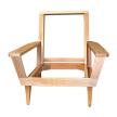 1960's Style Two Tone Fabric Chair